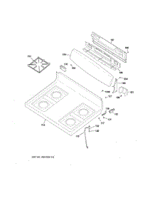 Control Panel & Cooktop parts for Ge Range JGBS10GEF1SA from AppliancePartsPros.com