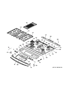 Control Panel & Cooktop parts for Ge Range PGS920SEF1SS from AppliancePartsPros.com