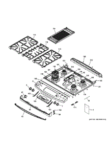 Control Panel & Cooktop parts for Ge Range PGS950SEF1SS from AppliancePartsPros.com