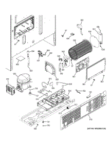 Machine Compartment parts for Ge Refrigerator GYE22KMHDES from AppliancePartsPros.com