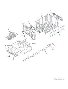 Freezer Shelves parts for Ge Refrigerator GFCE1NFBEDSS from AppliancePartsPros.com
