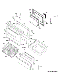 Door & Drawer Parts parts for Ge Range PGB945SEF1SS from AppliancePartsPros.com