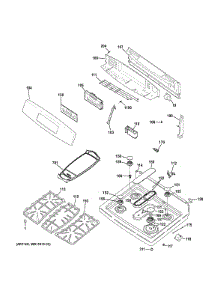 Control Panel & Cooktop parts for Ge Range JGB770DEF1BB from AppliancePartsPros.com