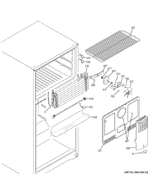 Freezer Section parts for Ge Refrigerator GIE18GTHBRBB from AppliancePartsPros.com