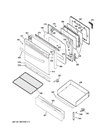 Door & Drawer Parts parts for Ge Range JGB620DEF1BB from AppliancePartsPros.com