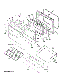 Door & Drawer Parts parts for Ge Range JGB770SEF1SS from AppliancePartsPros.com