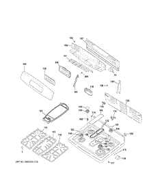 Control Panel & Cooktop parts for Ge Range JGB750SEF1SS from AppliancePartsPros.com