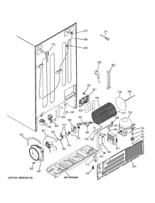Machine Compartment parts for Ge Refrigerator GSE28VGBECSS from AppliancePartsPros.com