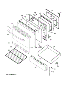 Door & Drawer Parts parts for Ge Range JGB690EEF1ES from AppliancePartsPros.com