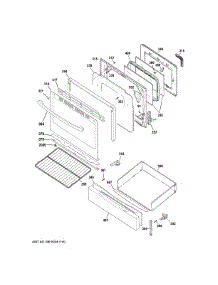 Door & Drawer Parts parts for Ge Range JGB620GEF1SA from AppliancePartsPros.com