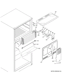 Freezer Section parts for Ge Refrigerator GIE18HSHBRSS from AppliancePartsPros.com