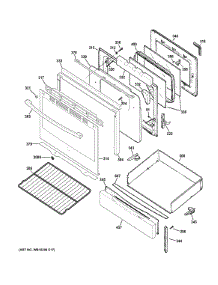 Door & Drawer Parts parts for Ge Range JGB695SEF1SS from AppliancePartsPros.com