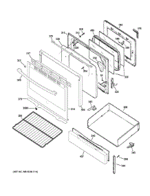 Door & Drawer Parts parts for Ge Range JGB690SEF1SS from AppliancePartsPros.com