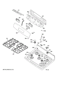 Control Panel & Cooktop parts for Ge Range JGBS64REF1SS from AppliancePartsPros.com