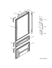 Doors parts for Ge Refrigerator ZIK30GNHAII from AppliancePartsPros.com