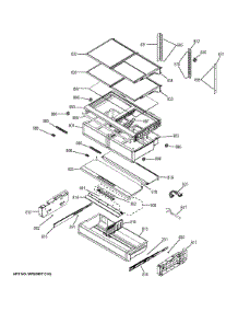 Fresh Food Shelves parts for Ge Refrigerator CYE22TSHCSS from AppliancePartsPros.com