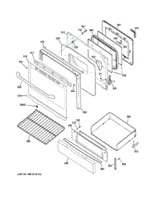 Door & Drawer Parts parts for Ge Range JGB640SEF1SS from AppliancePartsPros.com