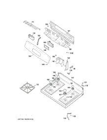 Control Panel & Cooktop parts for Ge Range JGBS60REF1SS from AppliancePartsPros.com