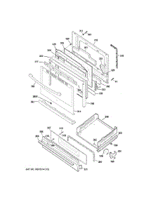 Door & Drawer Parts parts for Ge Range JGBS60REF1SS from AppliancePartsPros.com