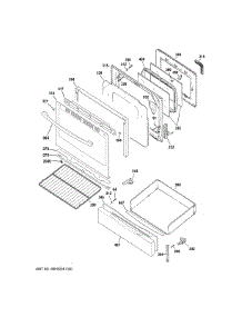 Door & Drawer Parts parts for Ge Range JGB630REF1SS from AppliancePartsPros.com