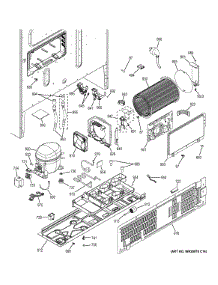 Machine Compartment parts for Ge Refrigerator GFE29HGDIBB from AppliancePartsPros.com
