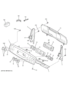 Control Panel parts for Ge Range JB640SF2SS from AppliancePartsPros.com