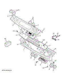 Control Panel parts for Ge Range JD630DF1BB from AppliancePartsPros.com