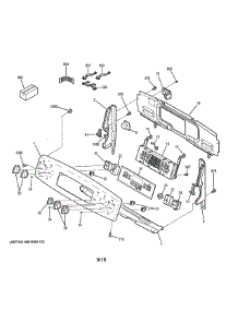 Control Panel parts for Ge Range JB745SF1SS from AppliancePartsPros.com