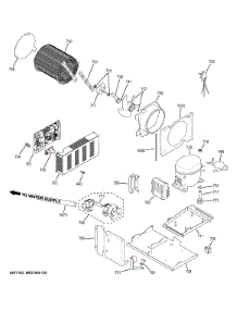 Machine Compartment parts for Ge Refrigerator ZISS420DHASS from AppliancePartsPros.com