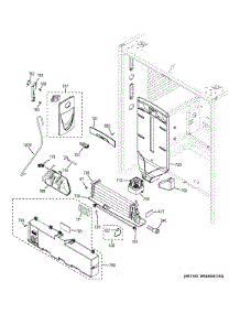 Fresh Food Section parts for Ge Refrigerator CWE23SSHBSS from AppliancePartsPros.com