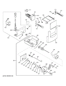 Ice Maker & Dispenser parts for Ge Refrigerator ZISS480DHASS from AppliancePartsPros.com