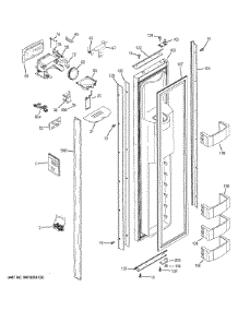 Freezer Door parts for Ge Refrigerator ZISB420DHA from AppliancePartsPros.com