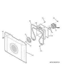 Convection Fan parts for Ge Range PHB920SF1SS from AppliancePartsPros.com