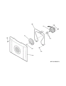 Convection Fan parts for Ge Range JS750SF1SS from AppliancePartsPros.com