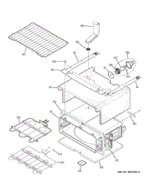 Upper Oven parts for Ge Range JCB850SF1SS from AppliancePartsPros.com