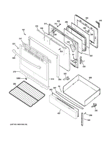 Door & Drawer Parts parts for Ge Range JGB650SEF2SS from AppliancePartsPros.com