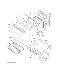 Door & Drawer Parts parts for Ge Range JGB650EEF2ES from AppliancePartsPros.com