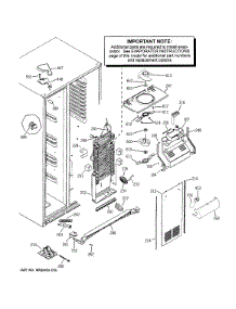 Freezer Section parts for Ge Refrigerator PSK27VGXBCSS from AppliancePartsPros.com