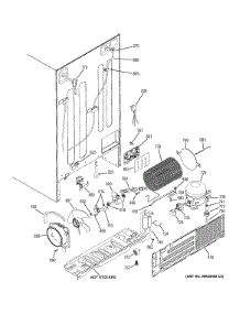 Machine Compartment parts for Ge Refrigerator GSS23HGHBCBB from AppliancePartsPros.com