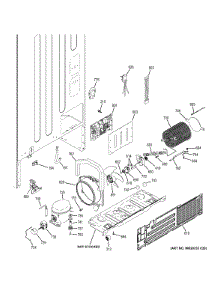 Machine Compartment parts for Ge Refrigerator GDE20GMHBRES from AppliancePartsPros.com