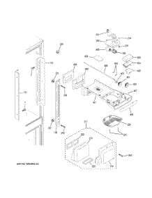 Fresh Food Section parts for Ge Refrigerator GBS20EGHBRBB from AppliancePartsPros.com