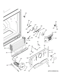 Freezer Section parts for Ge Refrigerator CNS23SSHAFSS from AppliancePartsPros.com