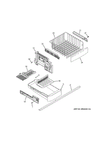 Freezer Shelves parts for Ge Refrigerator CNS23SSHAFSS from AppliancePartsPros.com