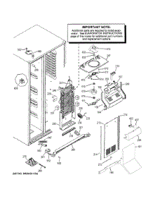 Freezer Section parts for Ge Refrigerator GSE25HGHBHBB from AppliancePartsPros.com