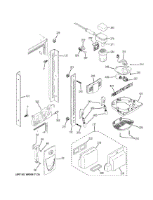 Fresh Food Section parts for Ge Refrigerator GNS23GGHBFWW from AppliancePartsPros.com