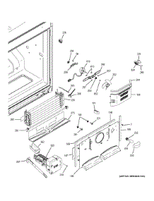 Freezer Section parts for Ge Refrigerator PNS20KSHAFSS from AppliancePartsPros.com
