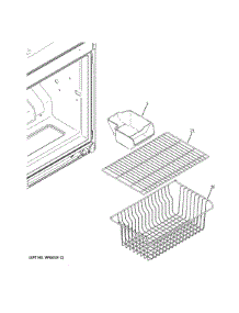 Freezer Shelves parts for Ge Refrigerator GBS20ESHBRSS from AppliancePartsPros.com