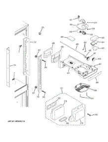 Fresh Food Section parts for Ge Refrigerator ABE20EGHBRWS from AppliancePartsPros.com