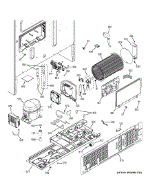 Machine Compartment parts for Ge Refrigerator PWE23KSDDSS from AppliancePartsPros.com