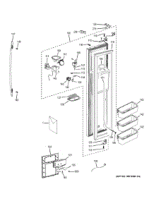 Freezer Door parts for Ge Refrigerator PSB48YSHASS from AppliancePartsPros.com